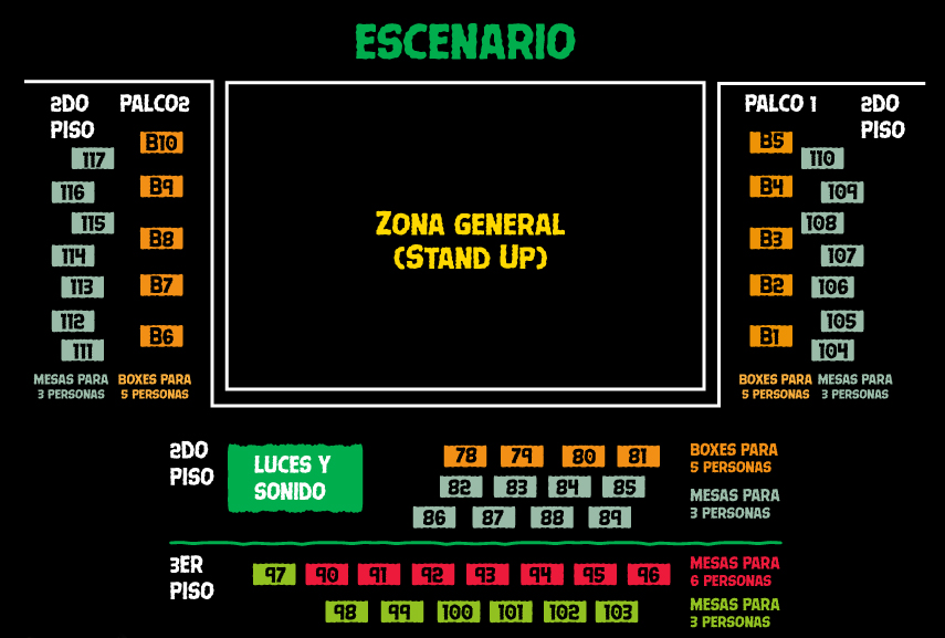 Mapa del Evento